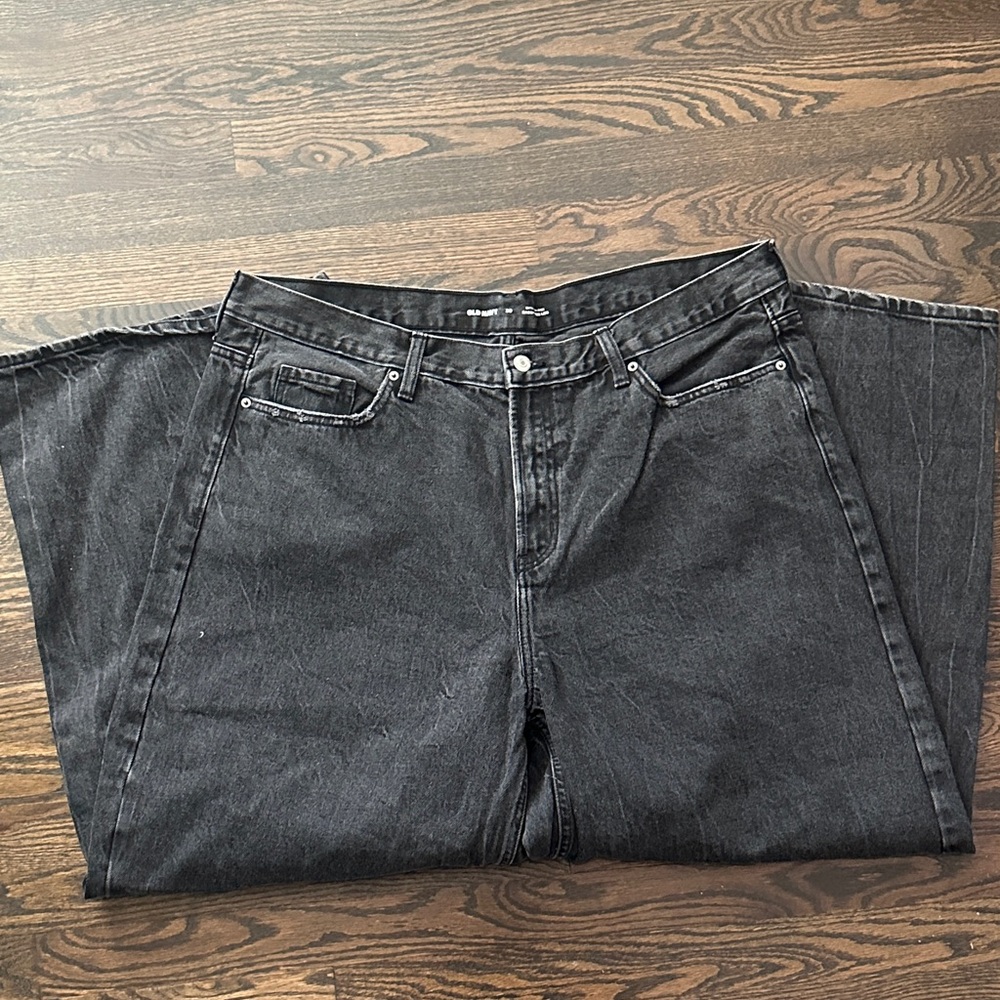 Old Navy extra high-rise baggy wide leg jean